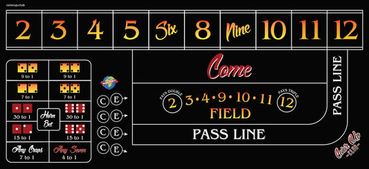 Crapless Craps Desktop Layout